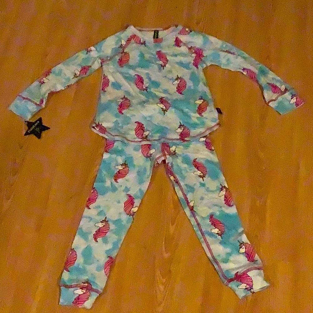 Raglan Top & Slim Lounge Bottom Unicorn